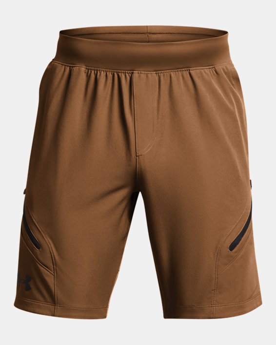 Men's UA Unstoppable Cargo Shorts in Brown image number 4